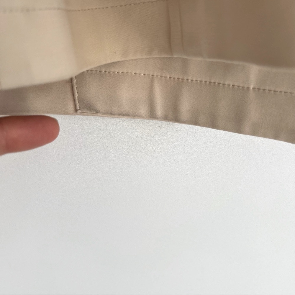 Brooks Brothers Classic Cream Neutral Beige Belted Trench Jacket Size 2 - Used - Picture 10 of 15